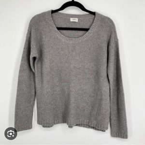 Wallace by J.Crew Women’s Gray Knit Sweater, Size M